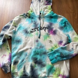Tie-Dye Pattern Sour Tour Sweater